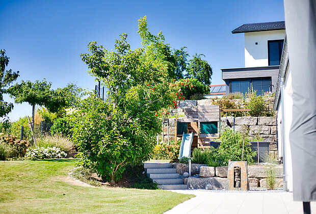 Moderne Gartenanlage